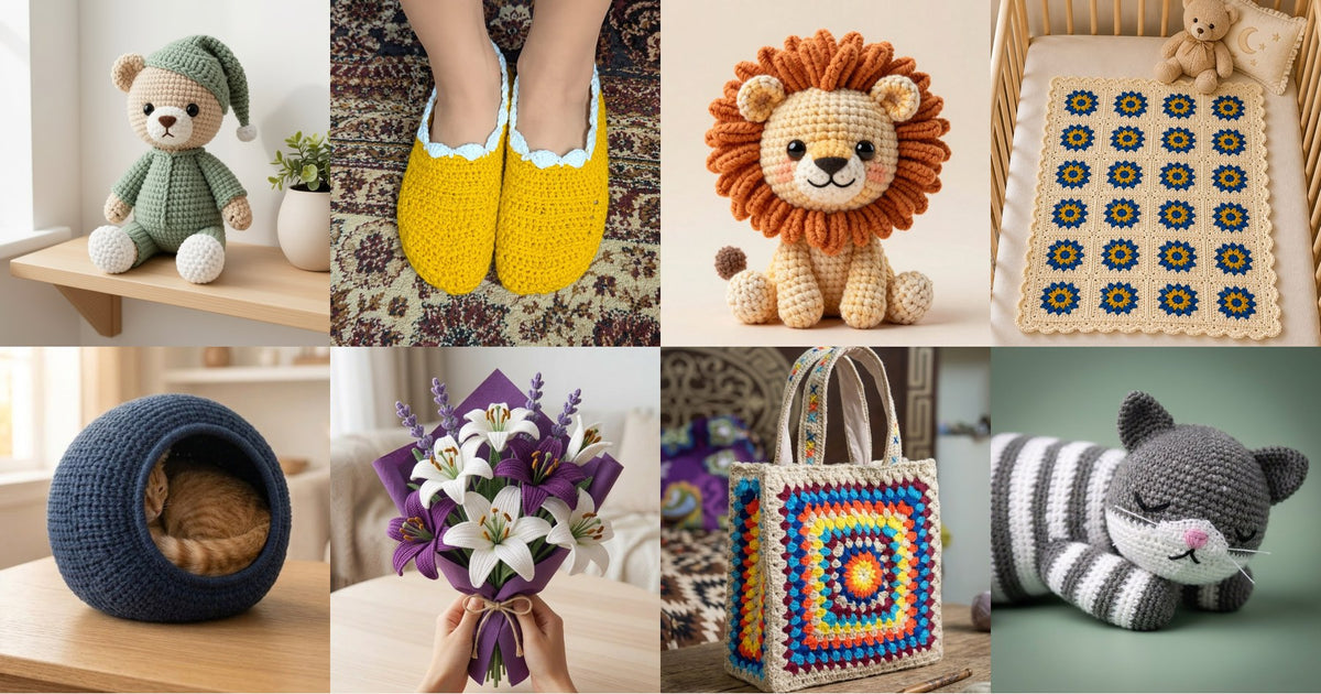 Crochet Gifts to Make for Christmas: 8 Ideas to Start Now