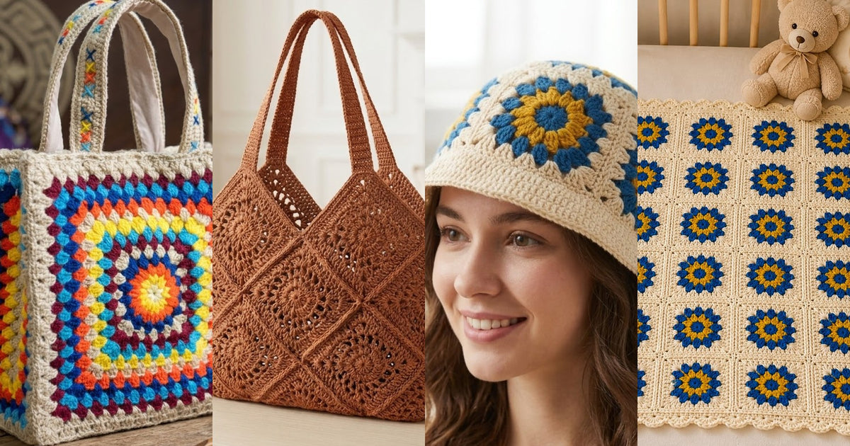 How to Join Granny Squares: 4 Methods Compared