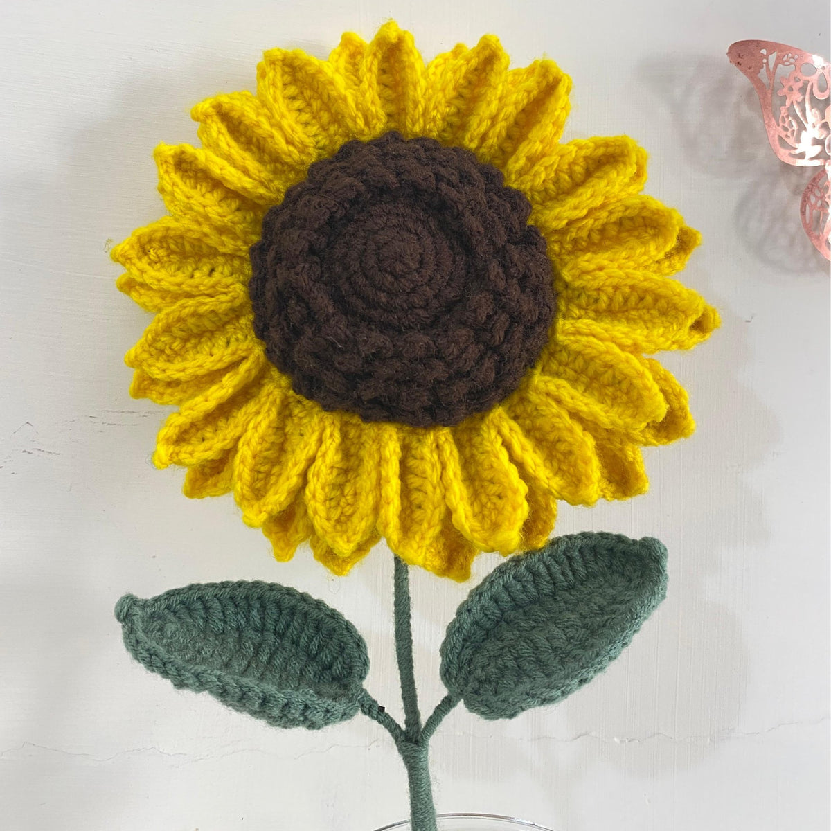 Crochet Sunflower Stem Pattern