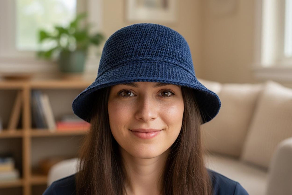 Raffia Sun Bucket Hat Pattern