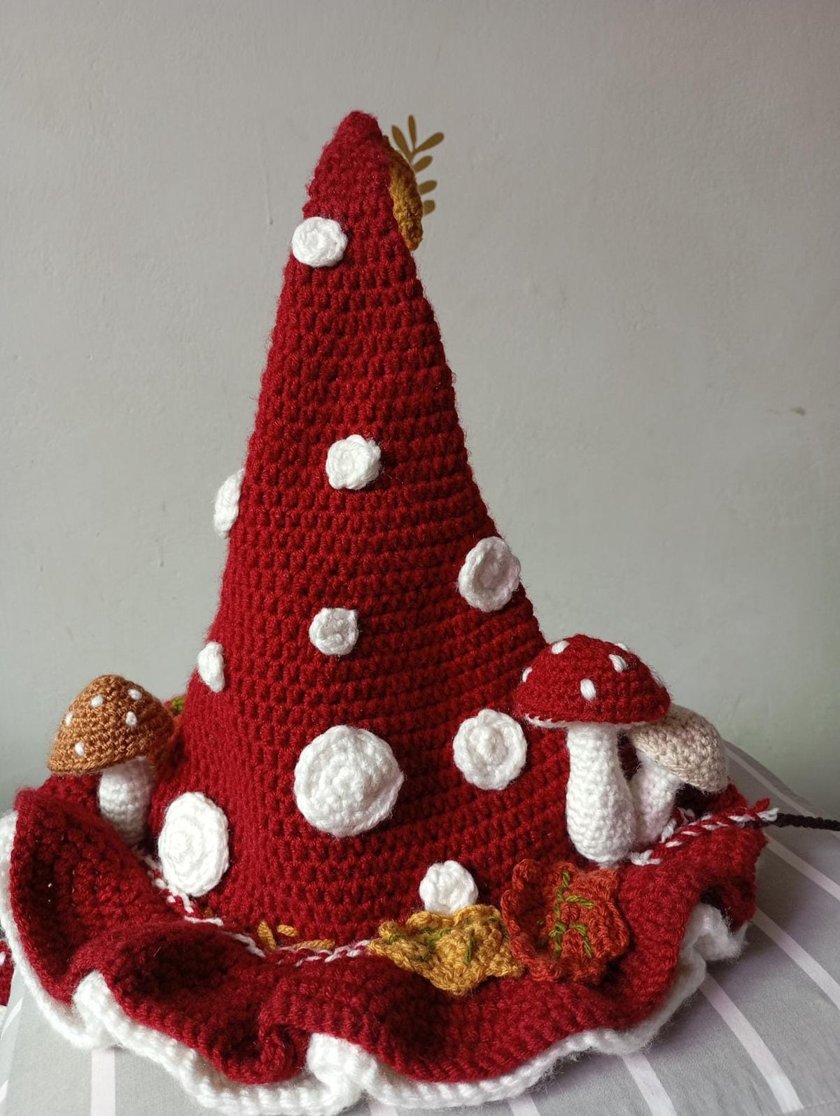 Mushroom Witch Hat Crochet Pattern