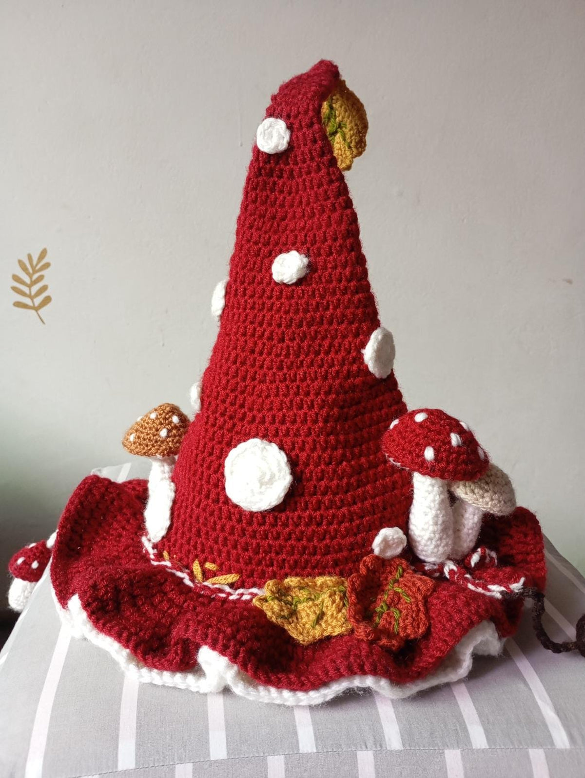 Mushroom Witch Hat Crochet Pattern