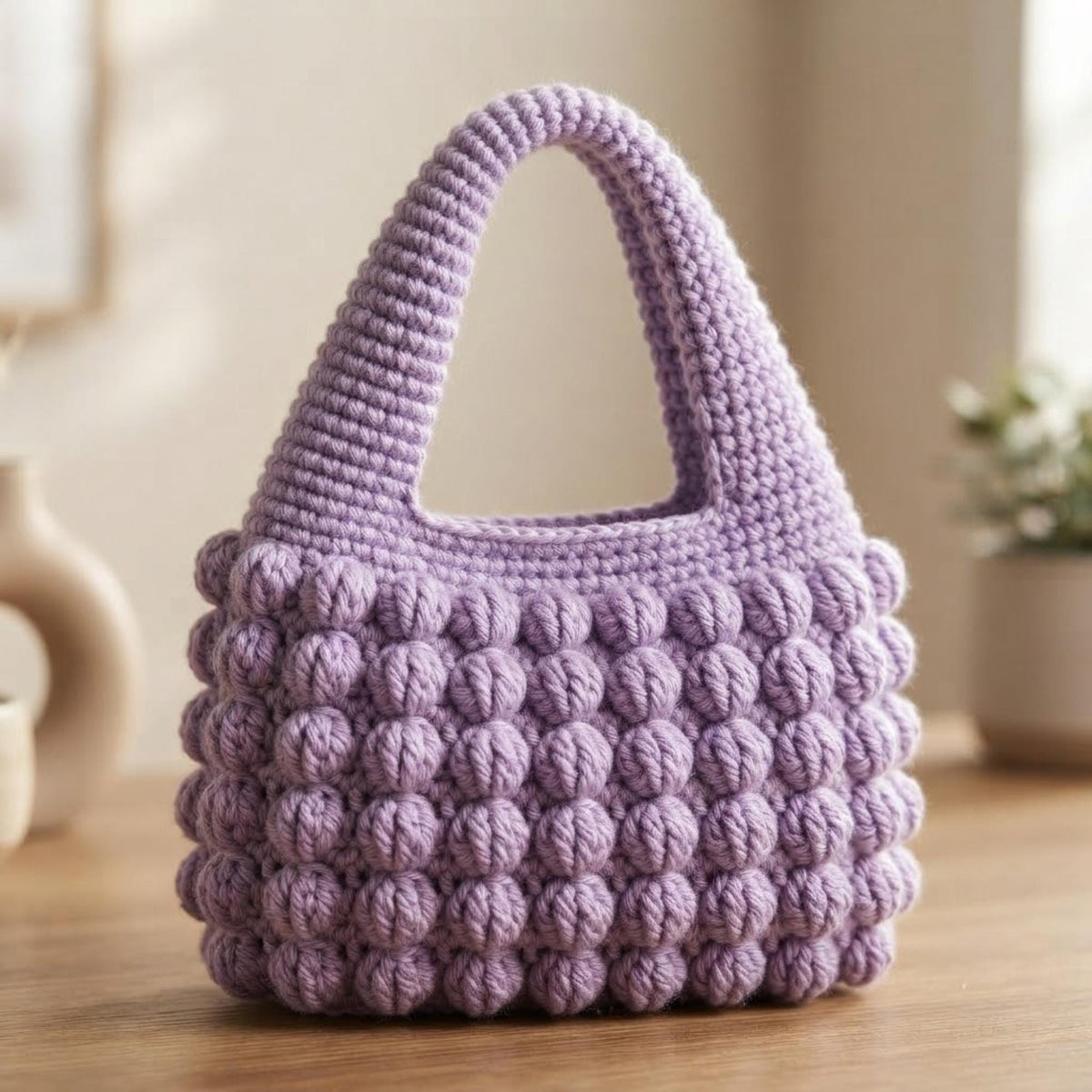 Bubble Stitch Crochet Bag Pattern