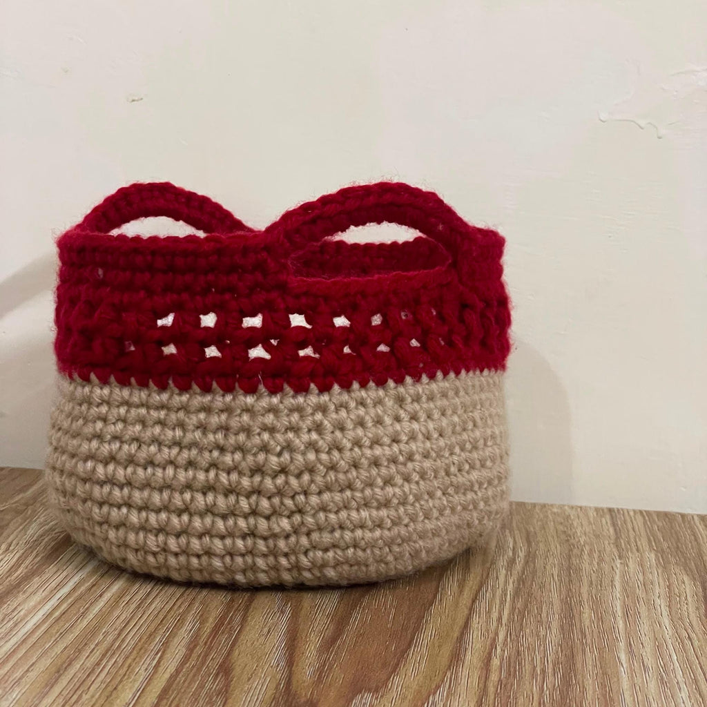 Crochet Storage Basket Pattern (3 Sizes)