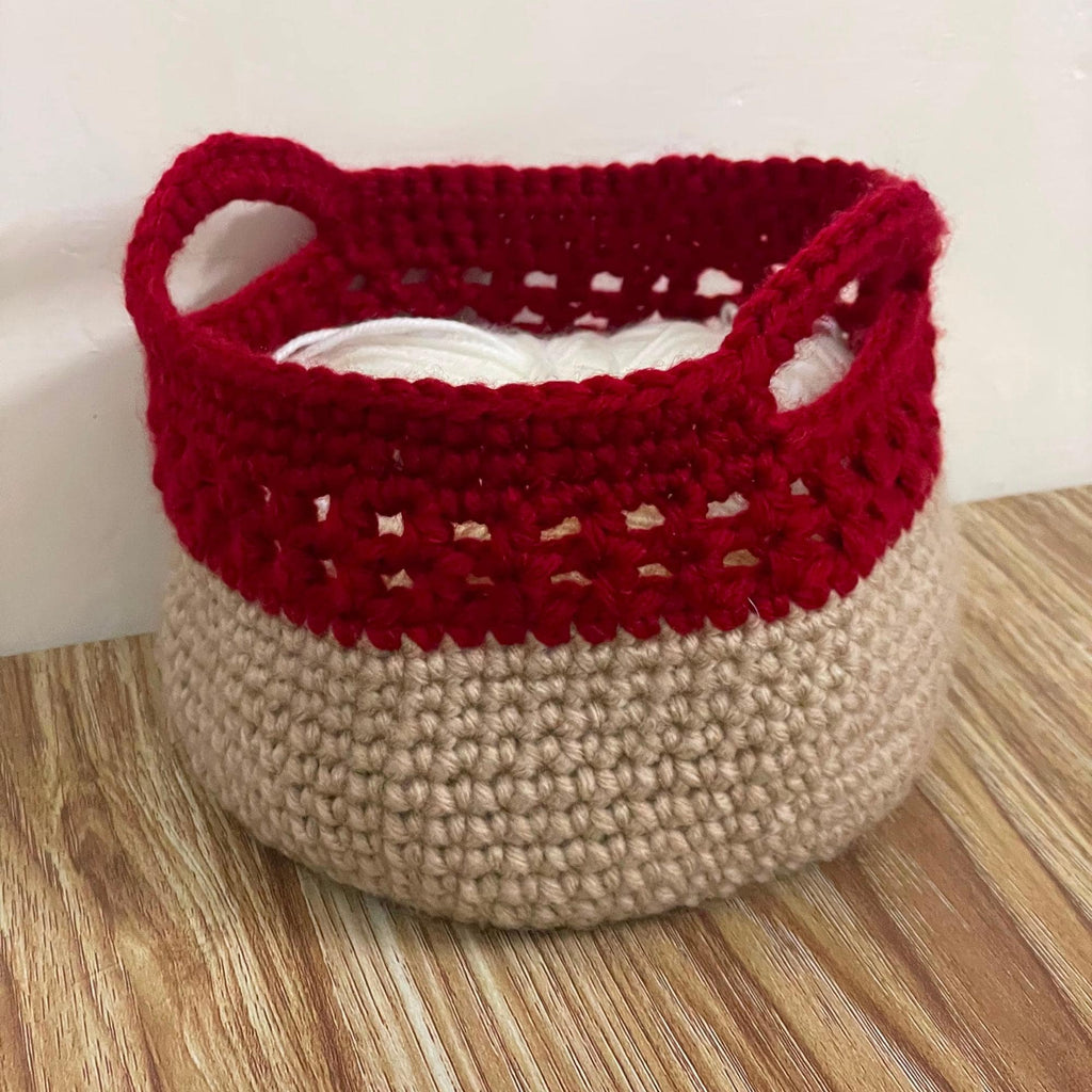 Crochet Storage Basket Pattern (3 Sizes)