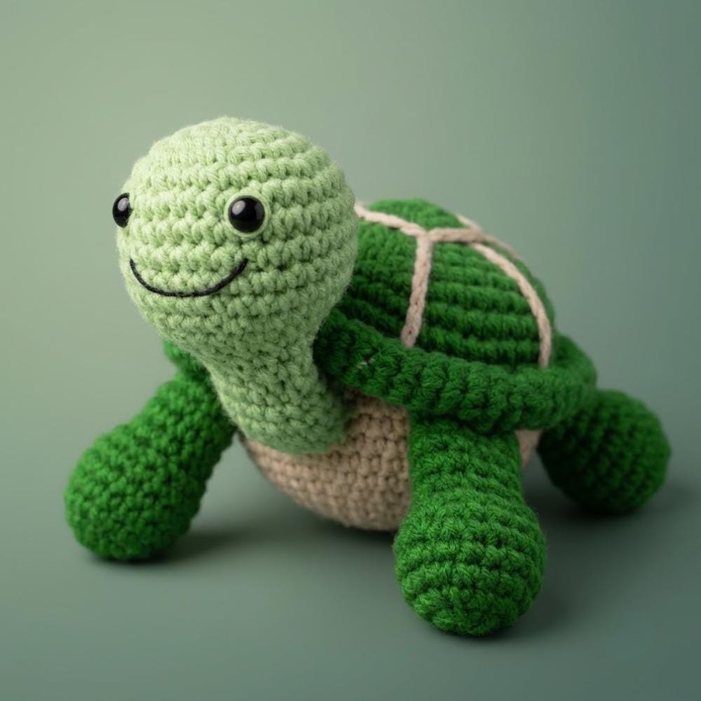 Crochet Turtle Amigurumi Pattern