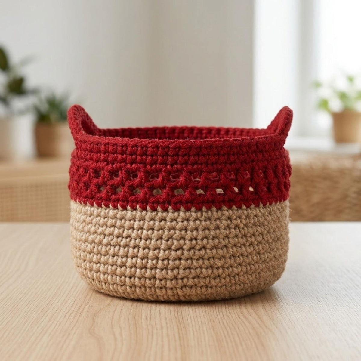 Crochet Storage Basket Pattern (3 Sizes)