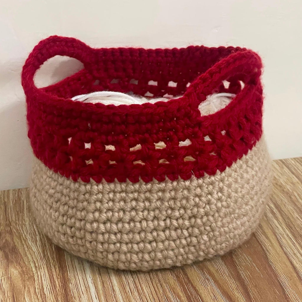 Crochet Storage Basket Pattern (3 Sizes)