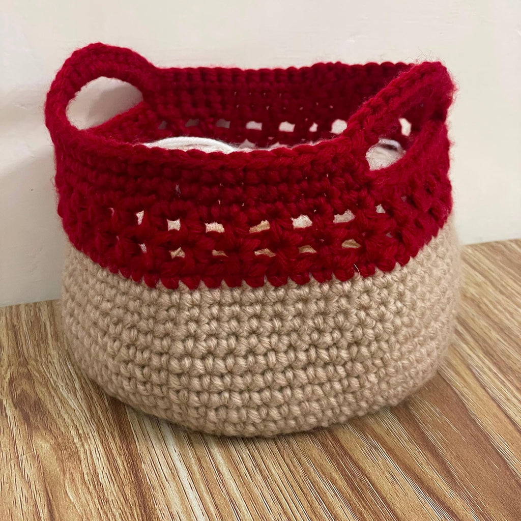 Crochet Storage Basket Pattern (3 Sizes)