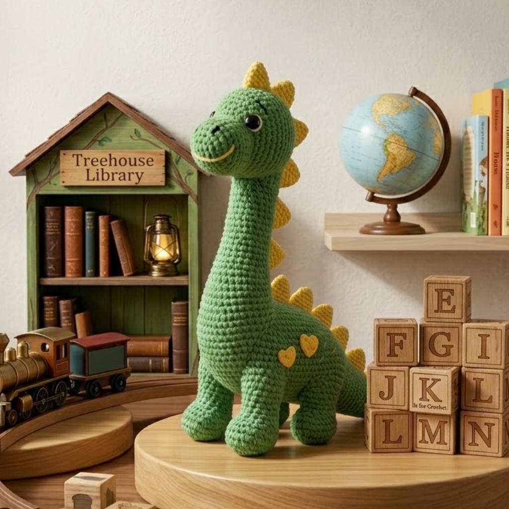Crochet Dinosaur Amigurumi Pattern