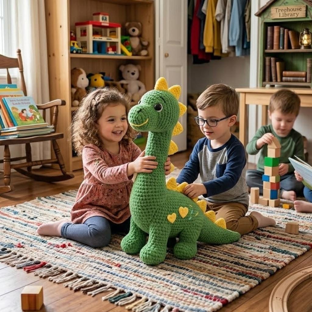 Crochet Dinosaur Amigurumi Pattern