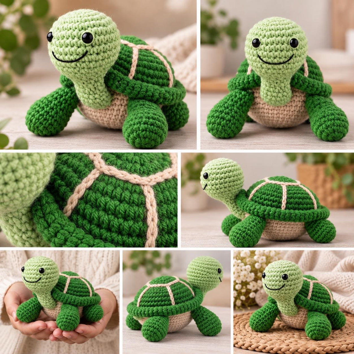 Crochet Turtle Amigurumi Pattern